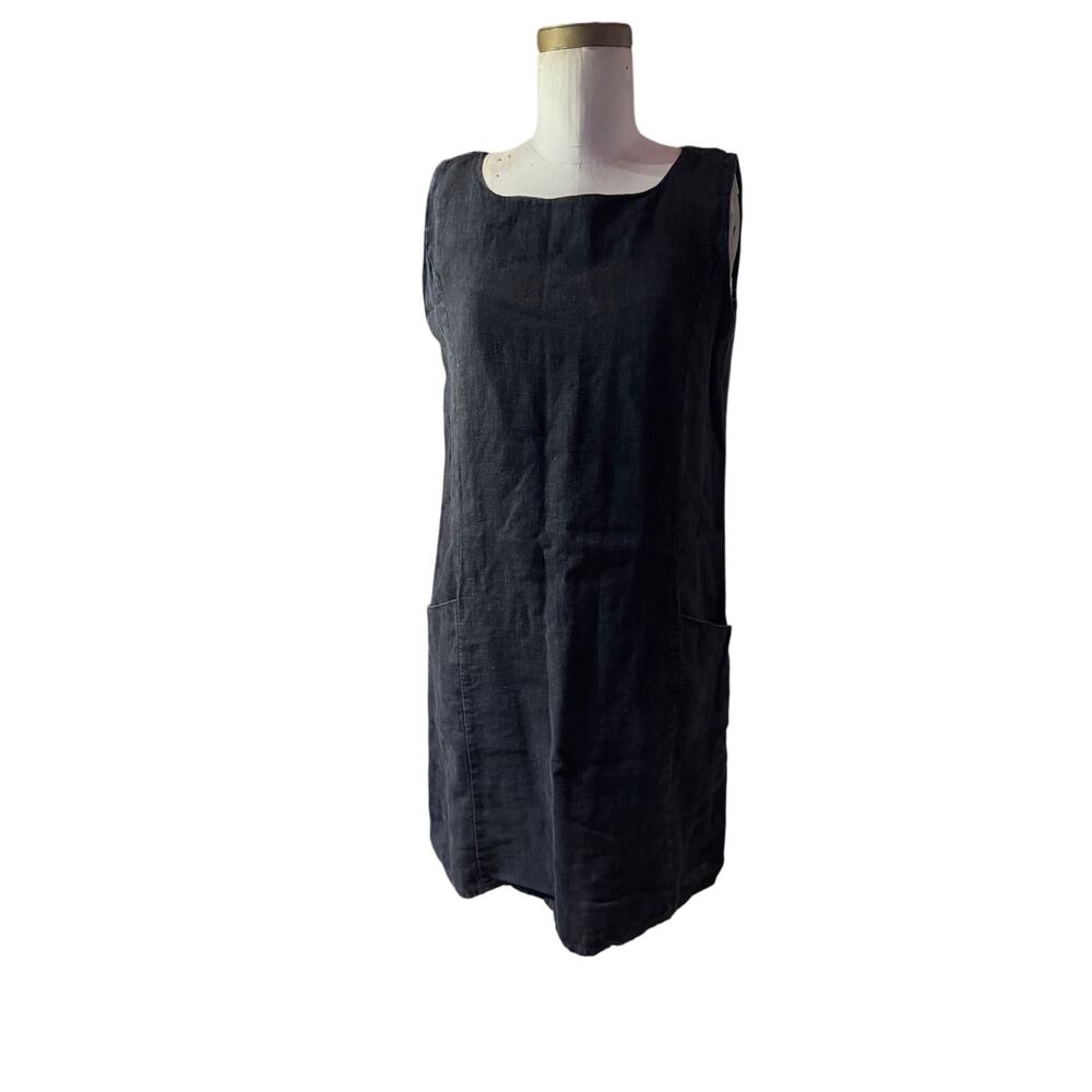 PA Company Boston hand dyed preshrunk 100% linen sheath sz M/L